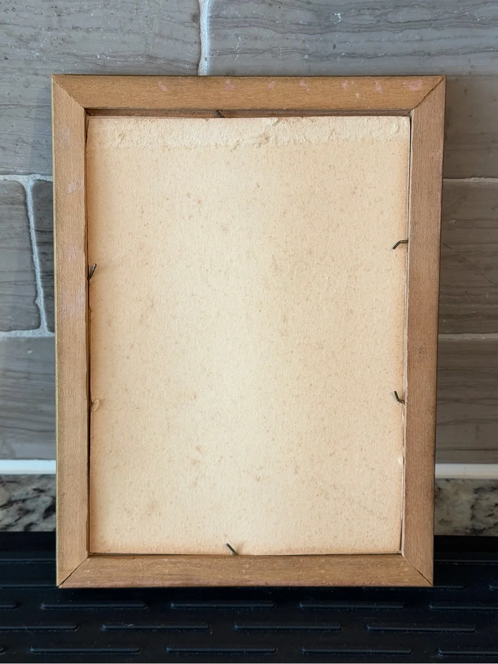 Charming Vintage Gilded Frame with Mat Insert 6” x 8” x .4”